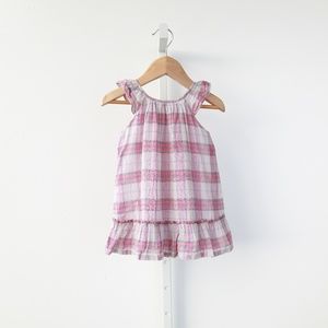 Burberry Children Taia Plaid Check Dress